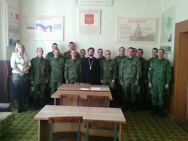 протоиерей Андрей Солоп встретился с солдатами срочной службы